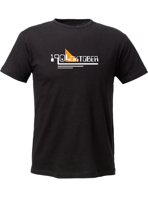 T-shirt Herr, Svart - 1904 Oktober